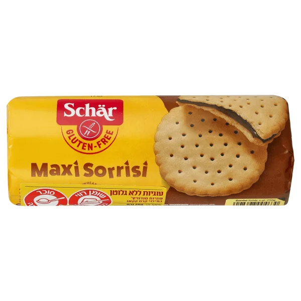 Schar עוגיות ללא גלוטן במילוי קרם קקאו
