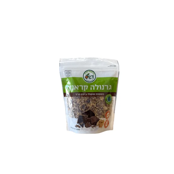 דוכן גן שמואל גרנולה קראנץ' שוקולד צ'יפס מריר
