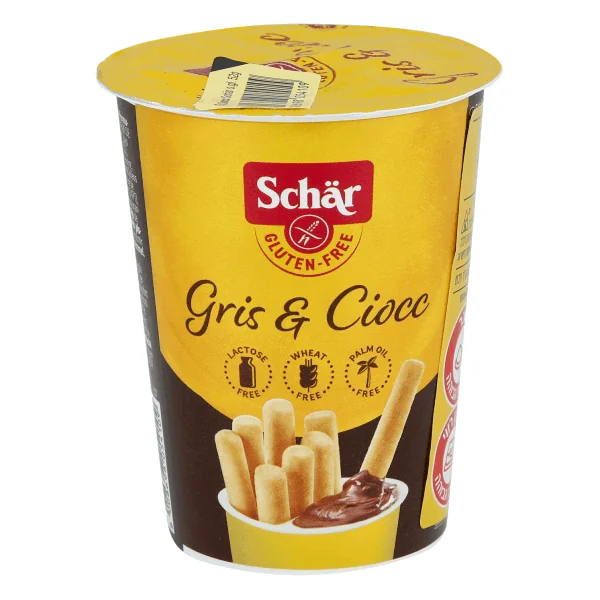 Schar ממרח אגוזי לוז עם קקאו בתוספת מקלות אפויים ללא גלוטן