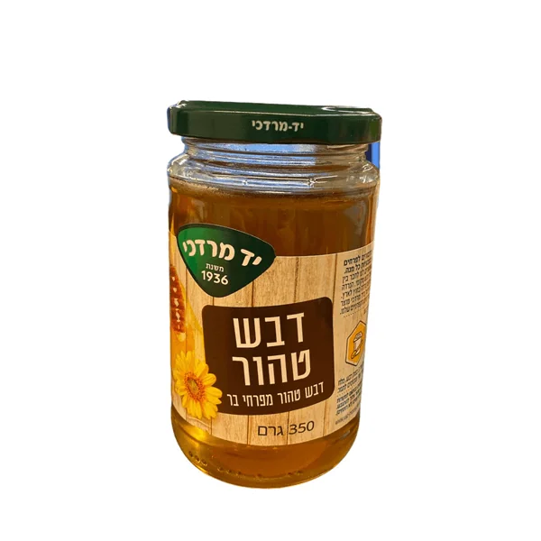 יד מרדכי דבש טהור 350 גרם