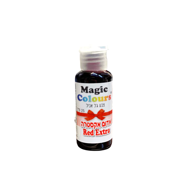 MAGIC צבע מאכל ג'ל אדום אקסטרה