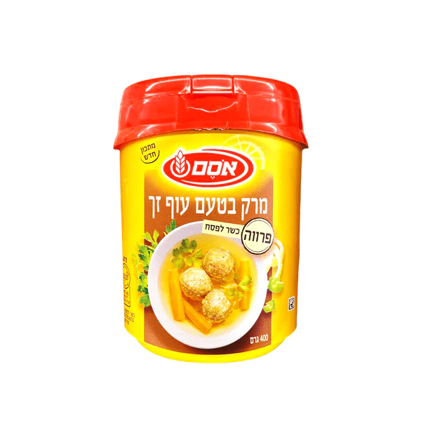 אסם אבקת מרק בטעם עוף זך כשל"פ