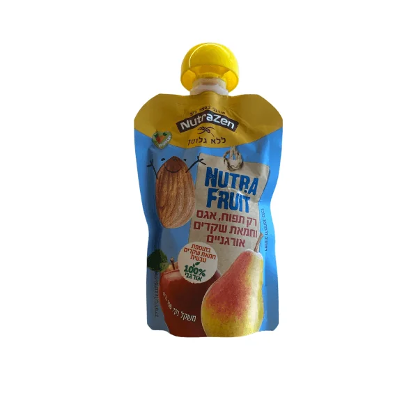 NutraZen מחית אגס תפוח עץ וחמאת שקד