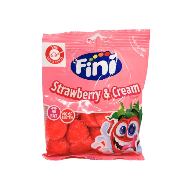 FINI גומי מוקצף תות ושמנת